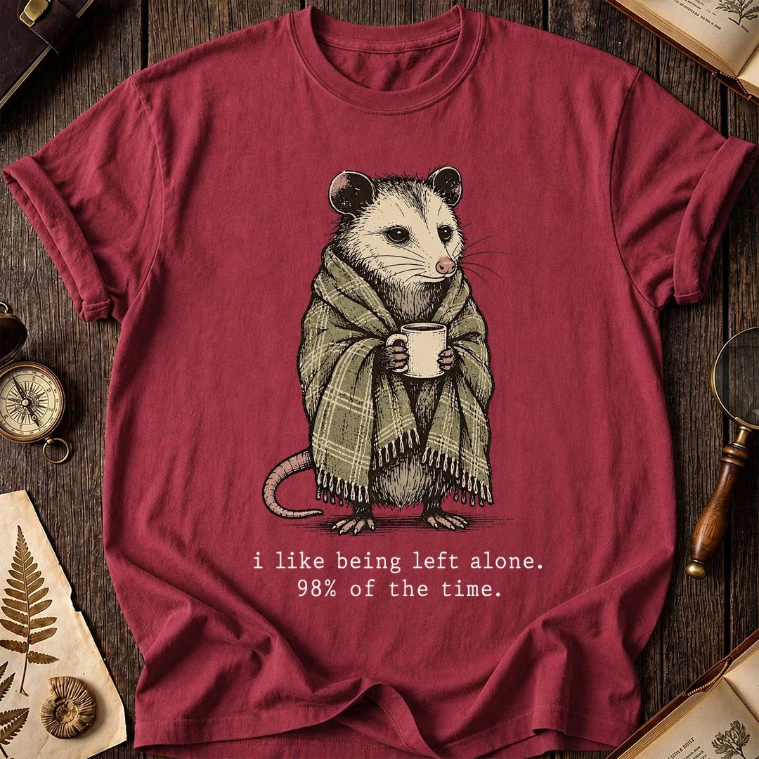 Alone Time Possum T-Shirt product image 5
