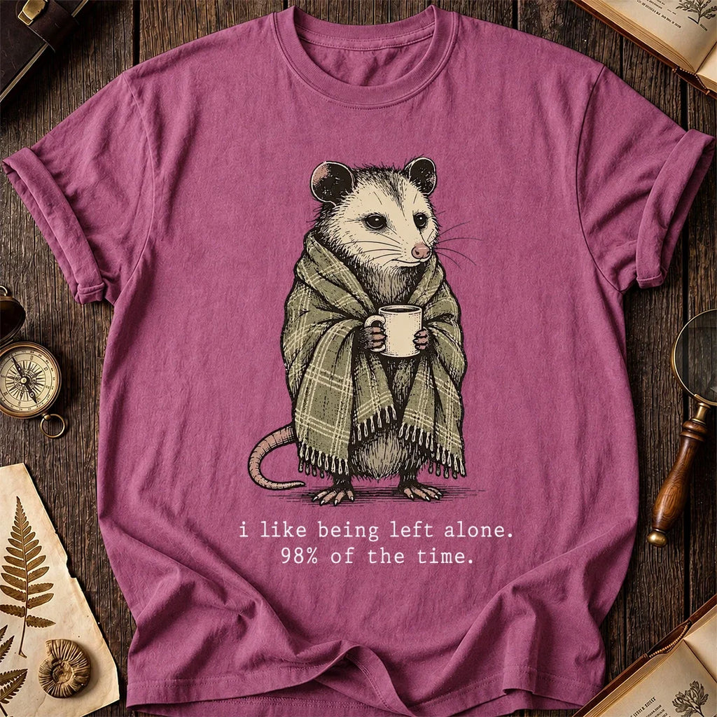 Alone Time Possum T-Shirt product image 3