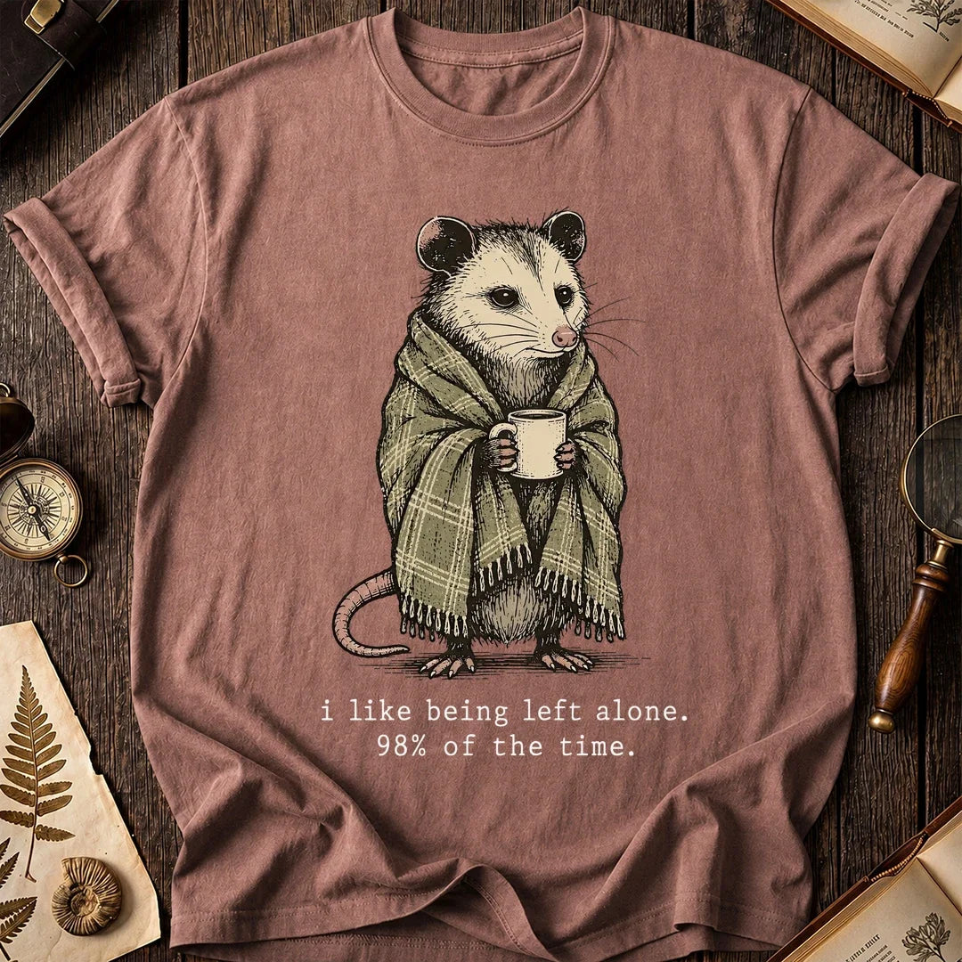Alone Time Possum T-Shirt product image 8