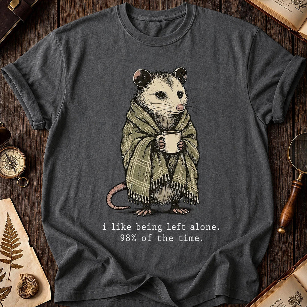 Alone Time Possum T-Shirt product image 6
