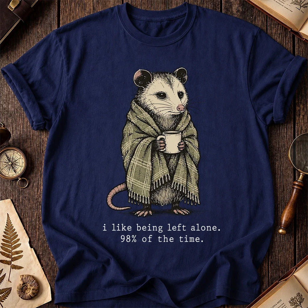 Alone Time Possum T-Shirt product image 7