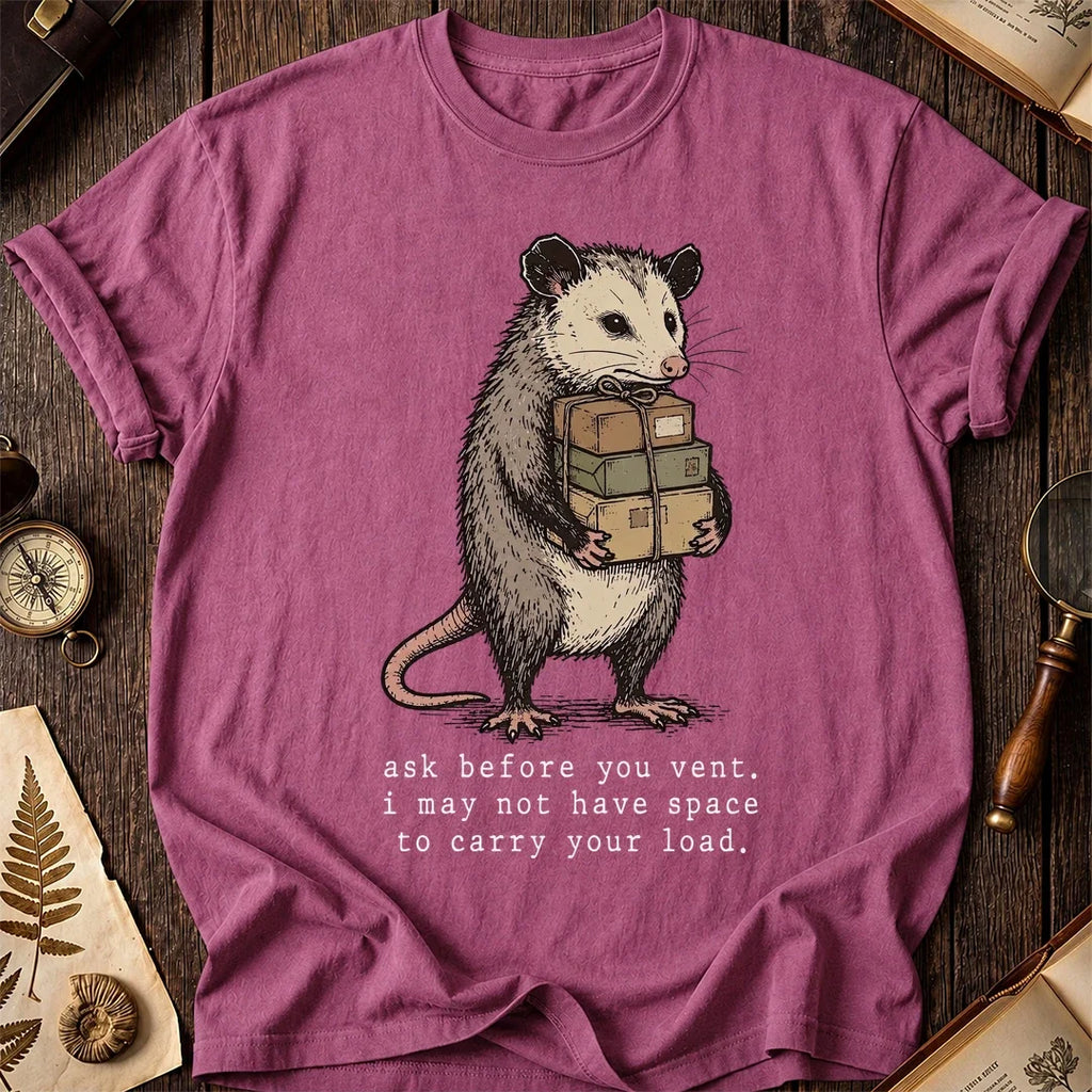 Ask to Vent Possum T-Shirt product image 3