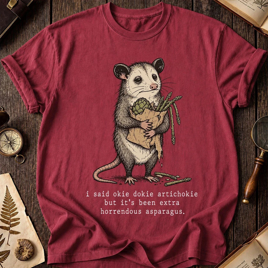 Asparagus Possum T-Shirt product image 5