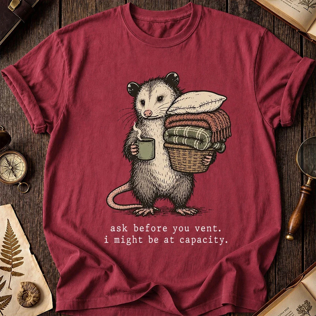 At Capacity Possum T-Shirt product image 5