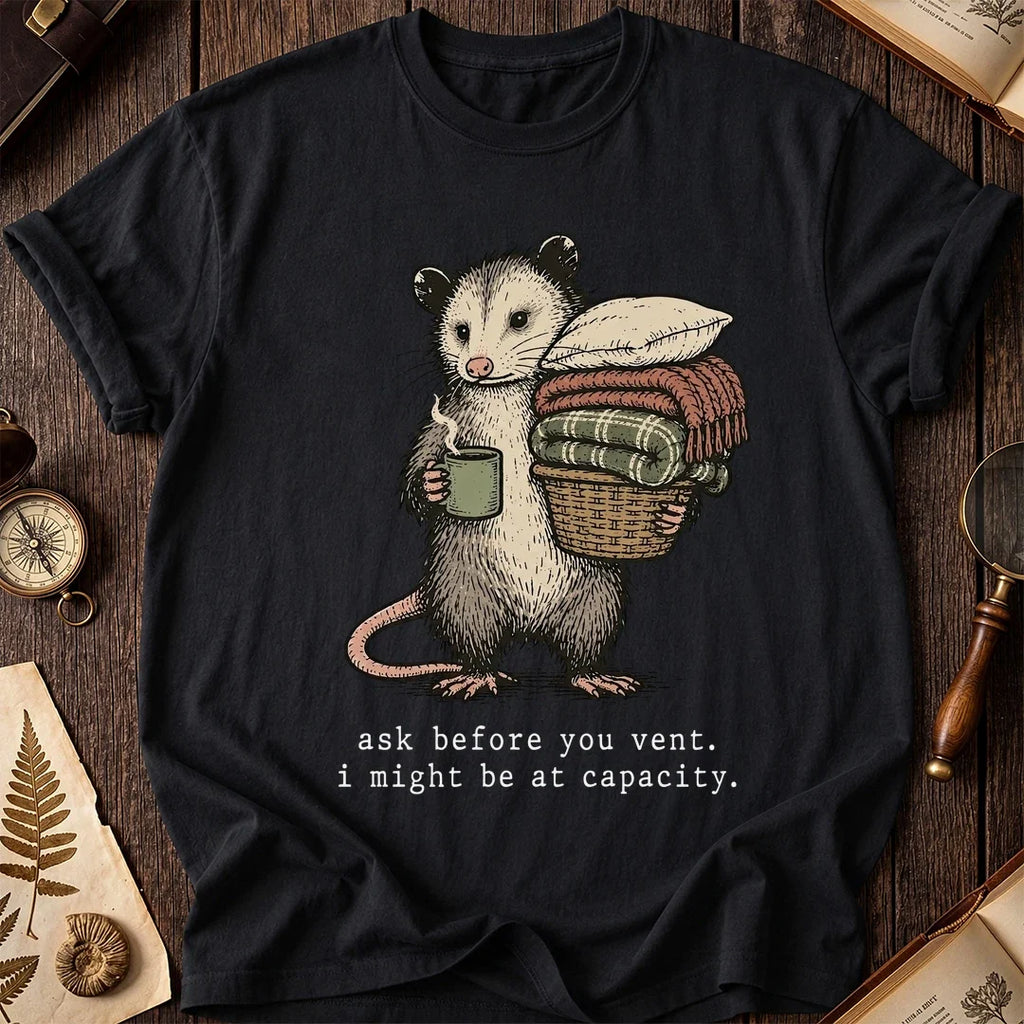 At Capacity Possum T-Shirt product image 2