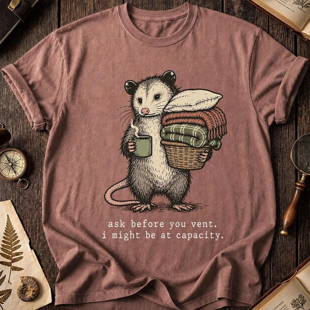 At Capacity Possum T-Shirt product image 8