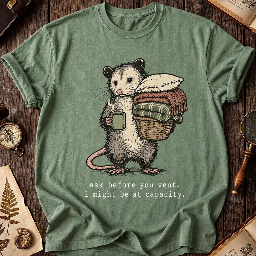 At Capacity Possum T-Shirt product image 1