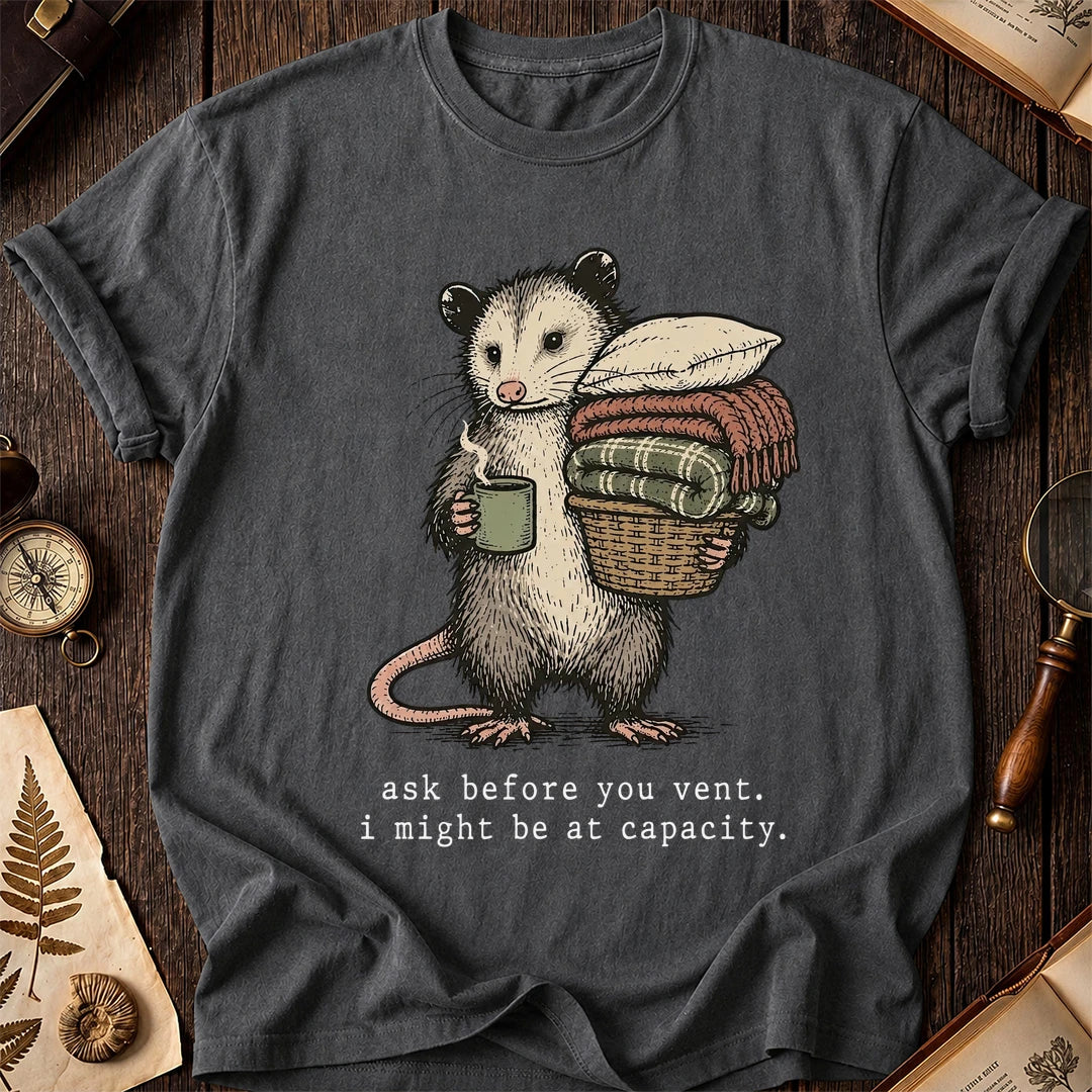 At Capacity Possum T-Shirt product image 6