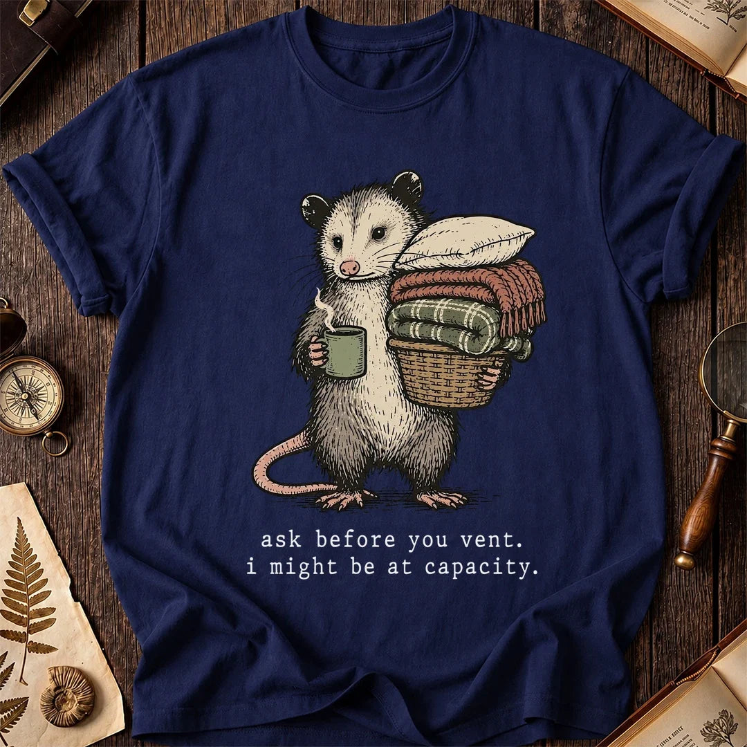 At Capacity Possum T-Shirt product image 7