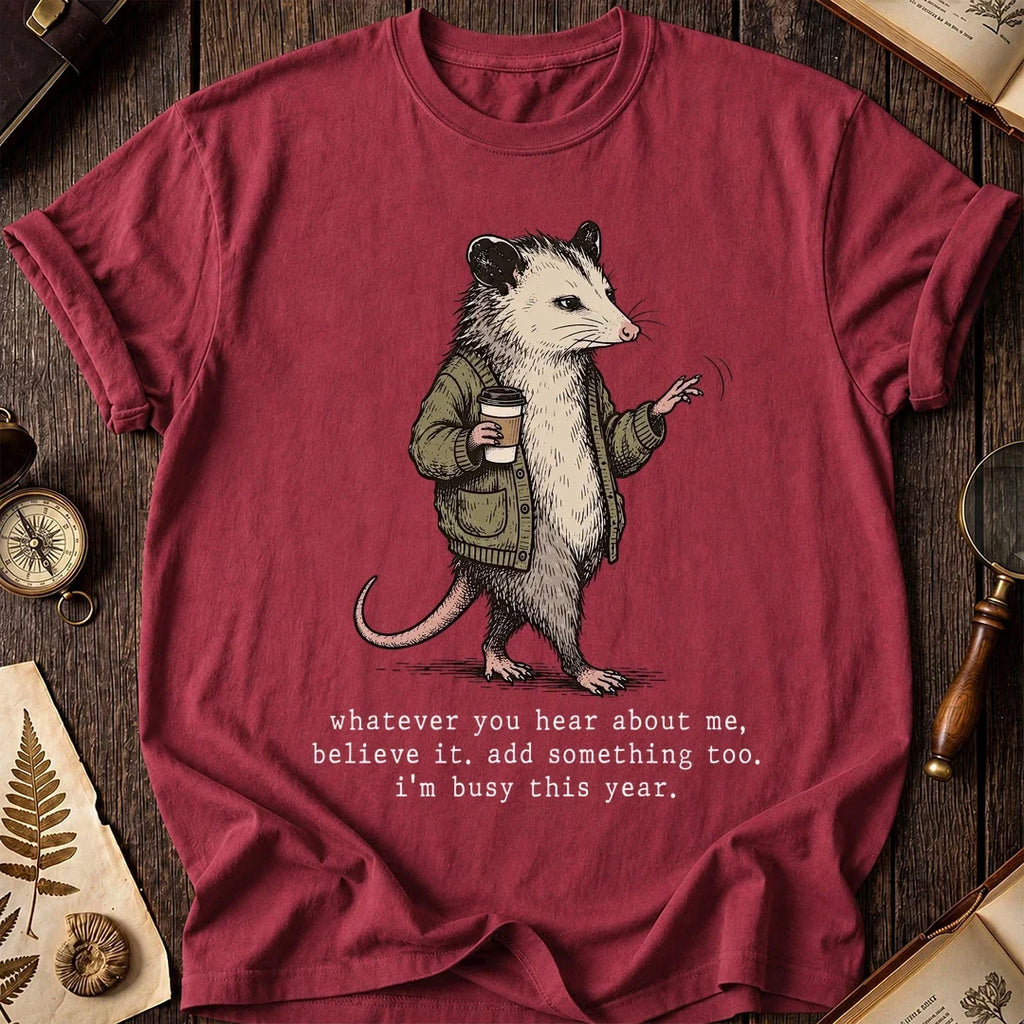 Busy Year Possum T-Shirt product image 5