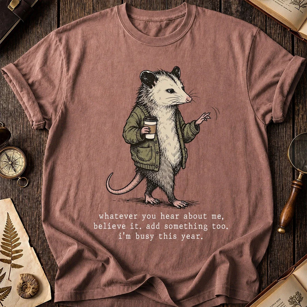 Busy Year Possum T-Shirt product image 8