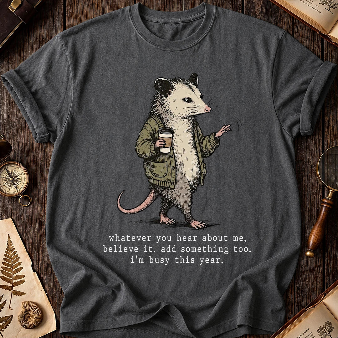 Busy Year Possum T-Shirt product image 6