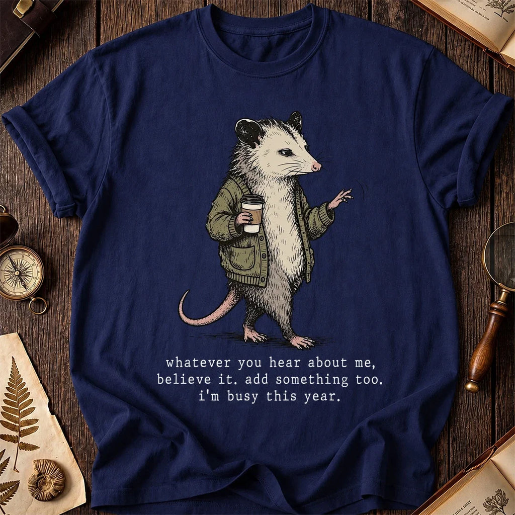 Busy Year Possum T-Shirt product image 7