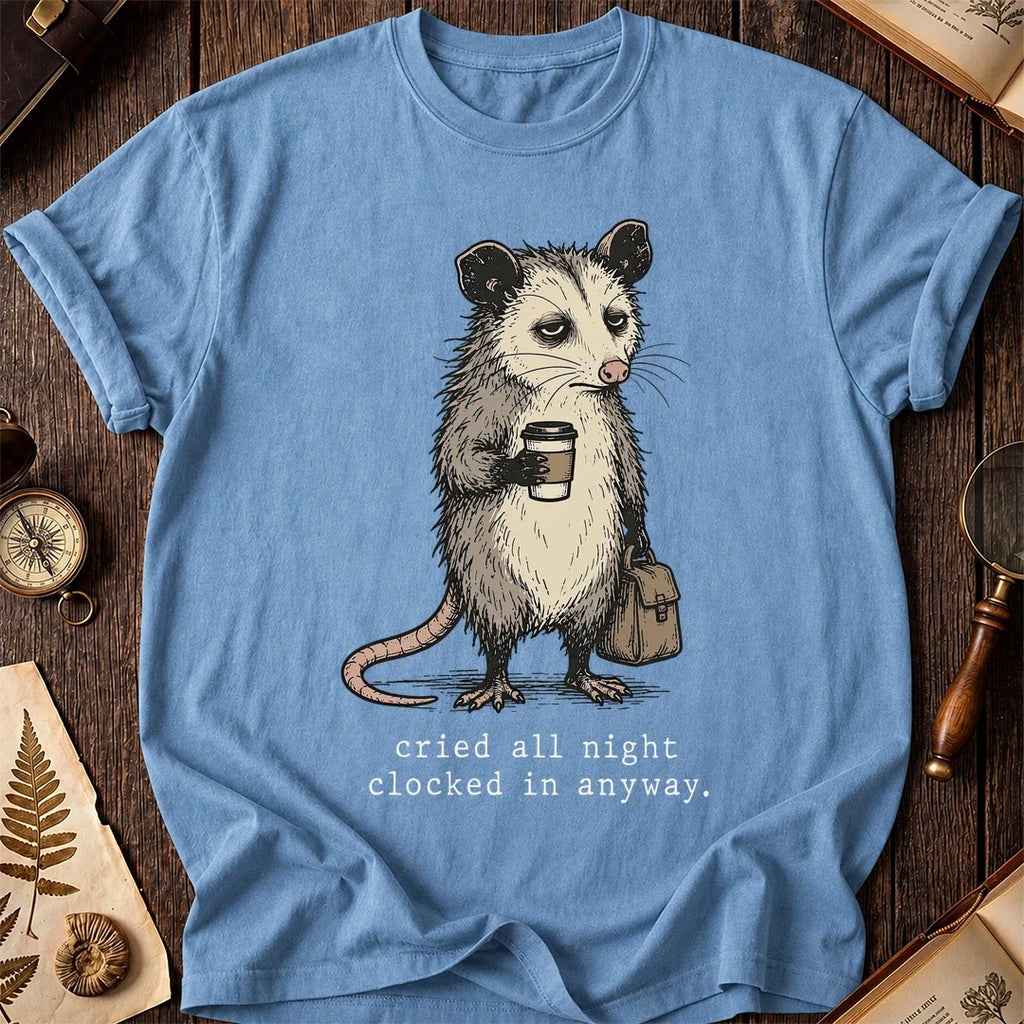 Clocked In Possum T-Shirt product image 4