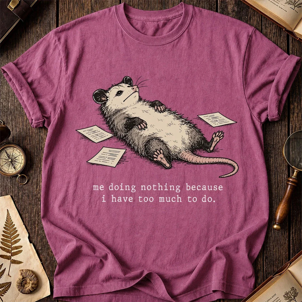 Doing Nada Possum T-Shirt product image 3