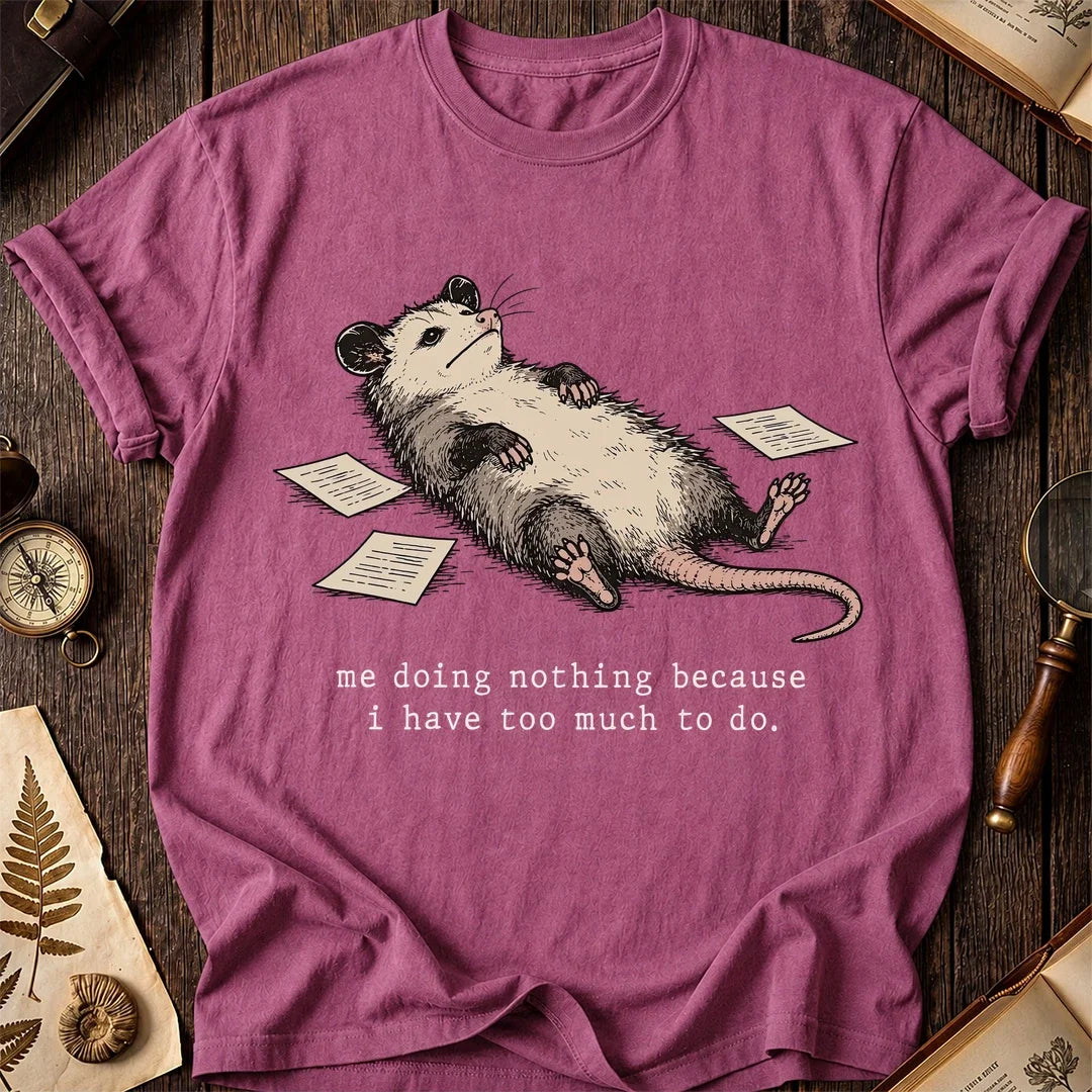 Doing Nada Possum T-Shirt product image 3