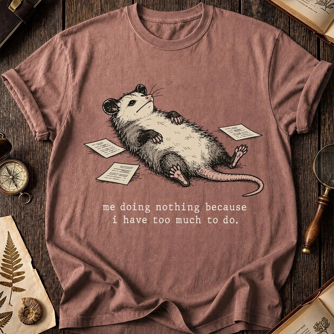 Doing Nada Possum T-Shirt product image 8