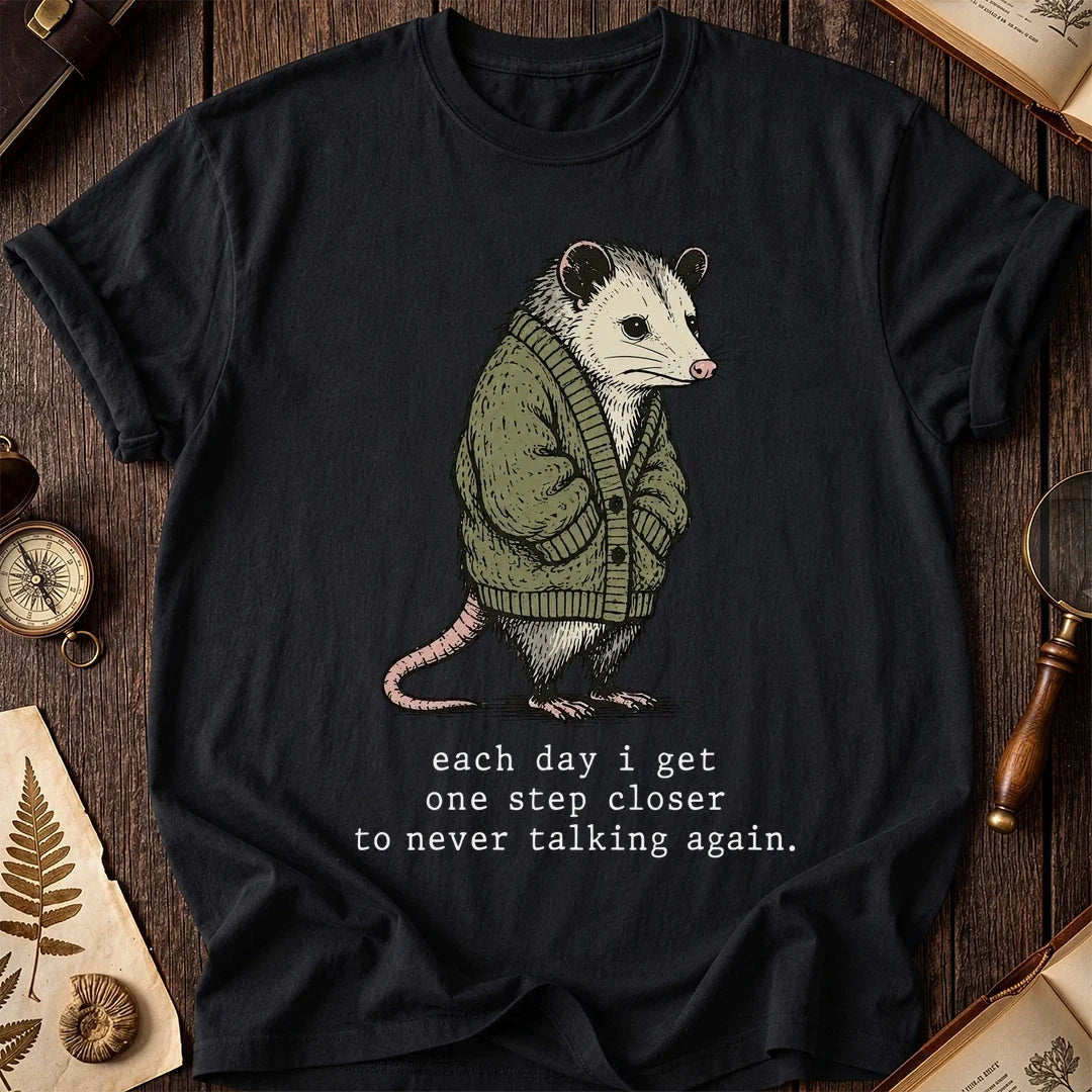 Done Talking Possum T-Shirt product image 2