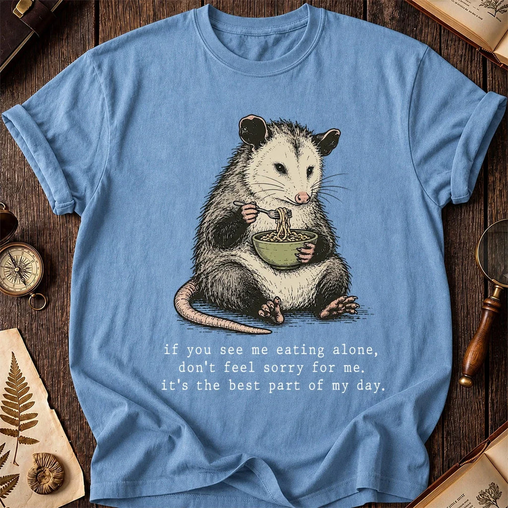 Eating Alone Possum T-Shirt product image 4