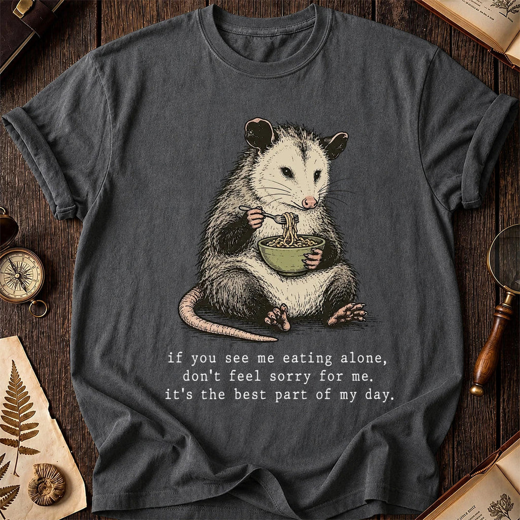 Eating Alone Possum T-Shirt product image 6
