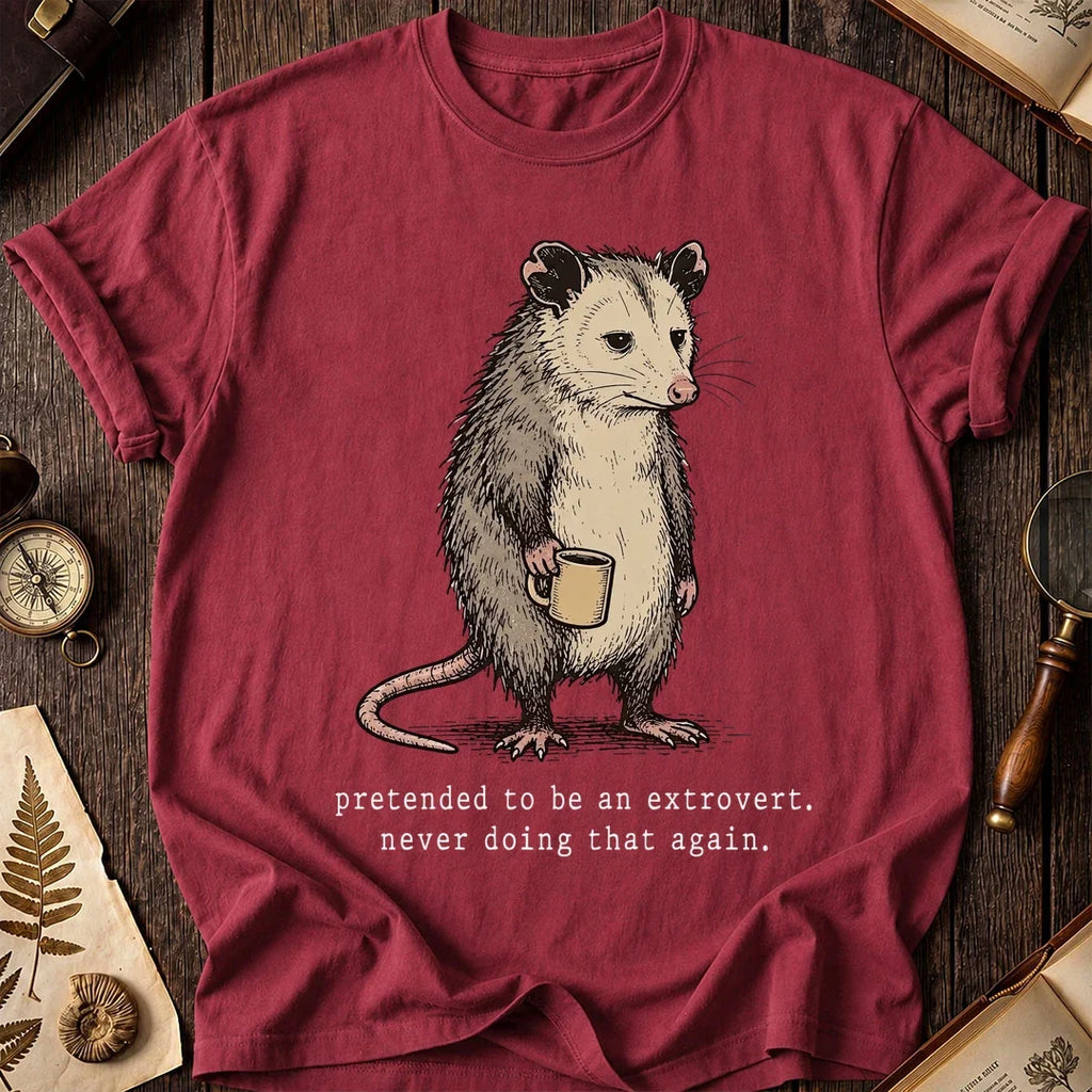 Ex Extrovert Possum T-Shirt product image 5