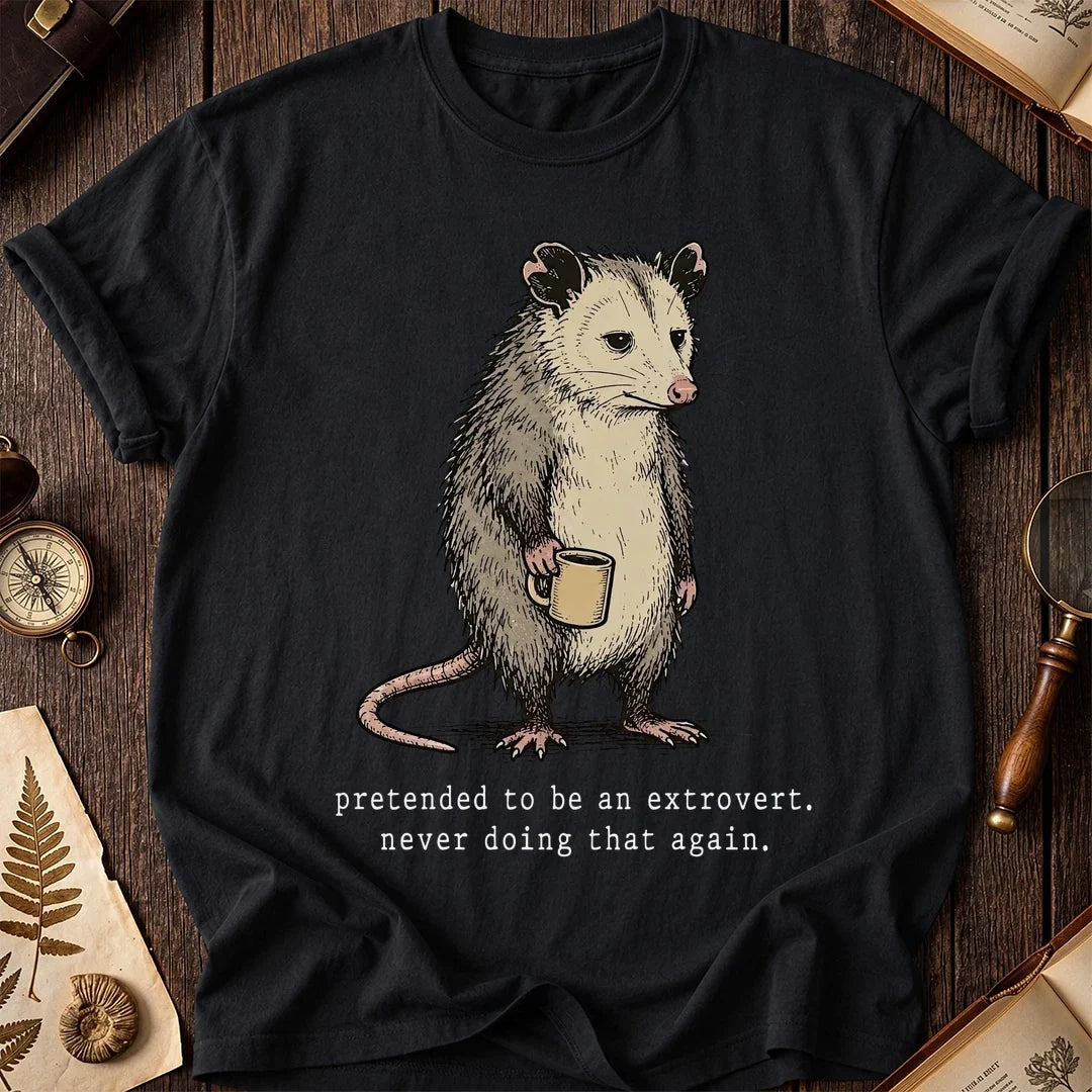 Ex Extrovert Possum T-Shirt product image 2
