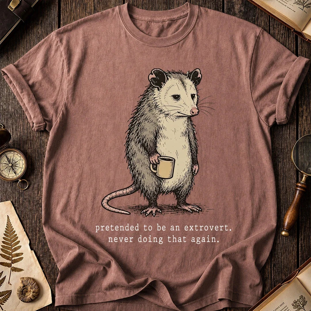 Ex Extrovert Possum T-Shirt product image 8