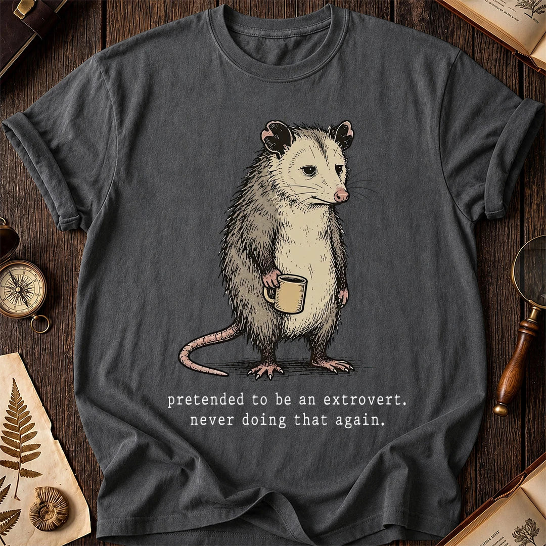 Ex Extrovert Possum T-Shirt product image 6