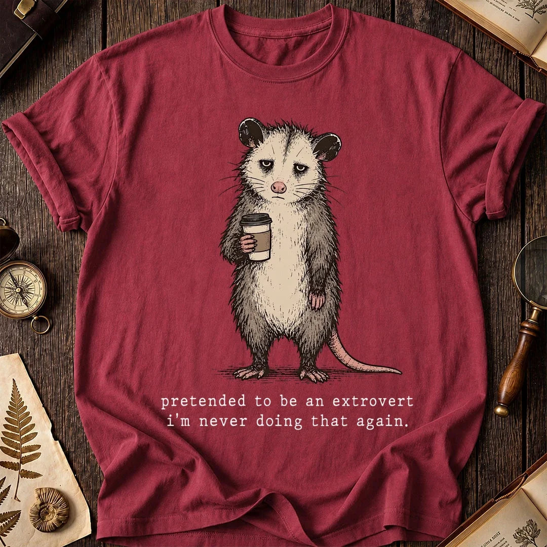 Never Again Possum T-Shirt product image 5