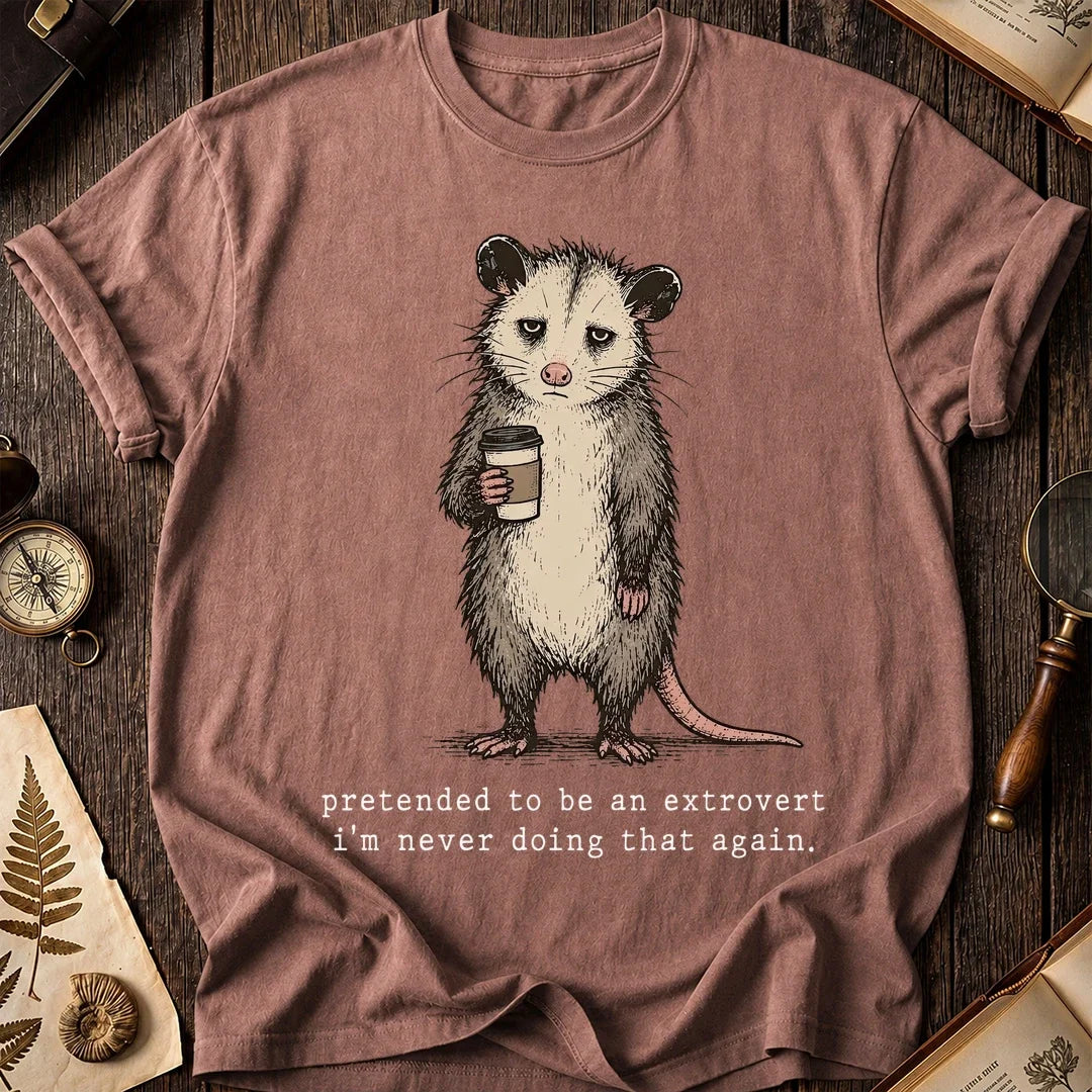 Never Again Possum T-Shirt product image 8