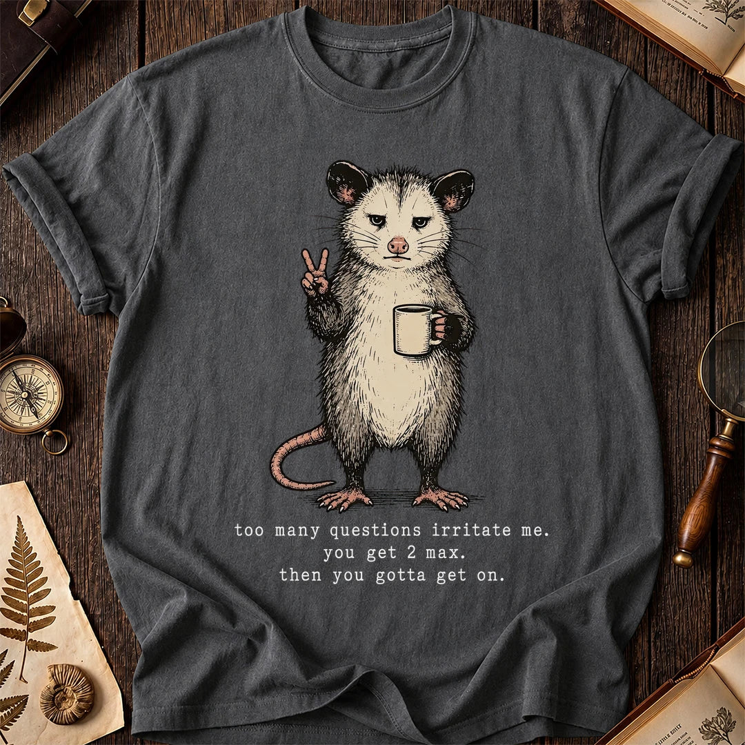 No Follow Up Possum T-Shirt product image 6