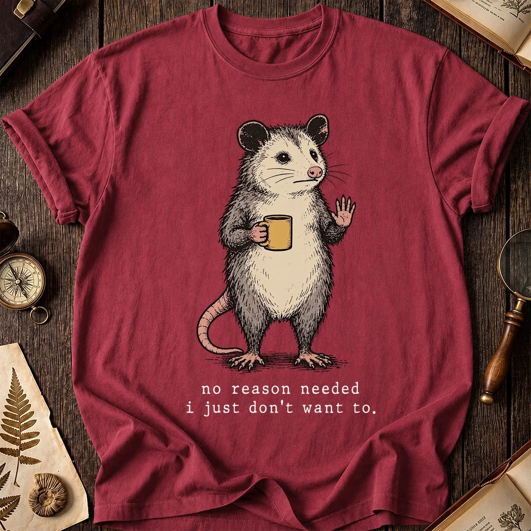 No Reason Possum T-Shirt product image 5