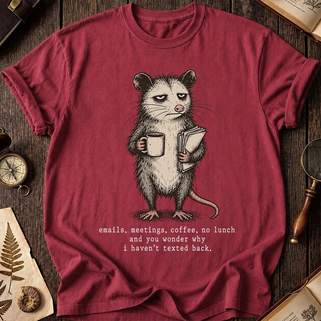 No Reply Possum T-Shirt product image 5