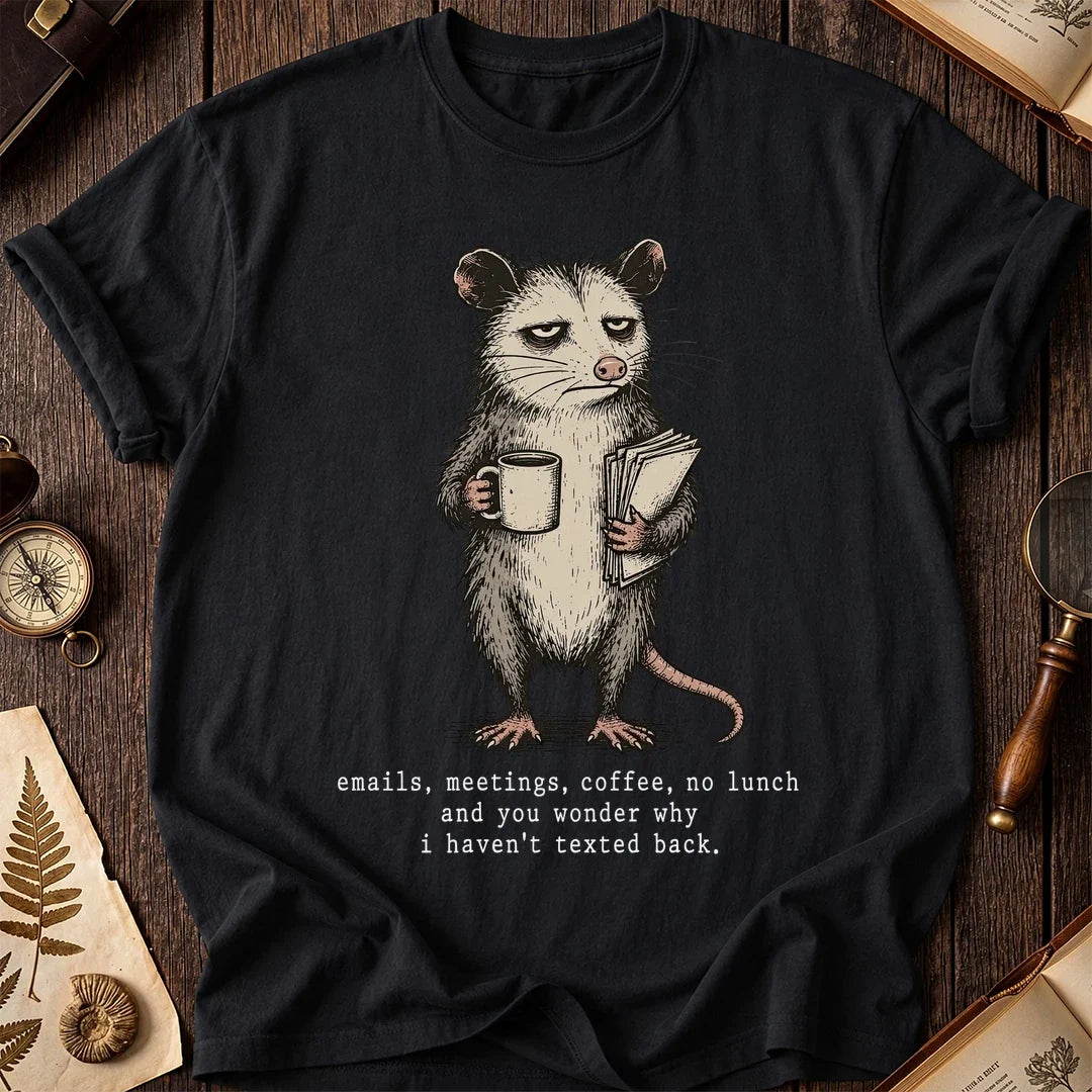 No Reply Possum T-Shirt product image 2