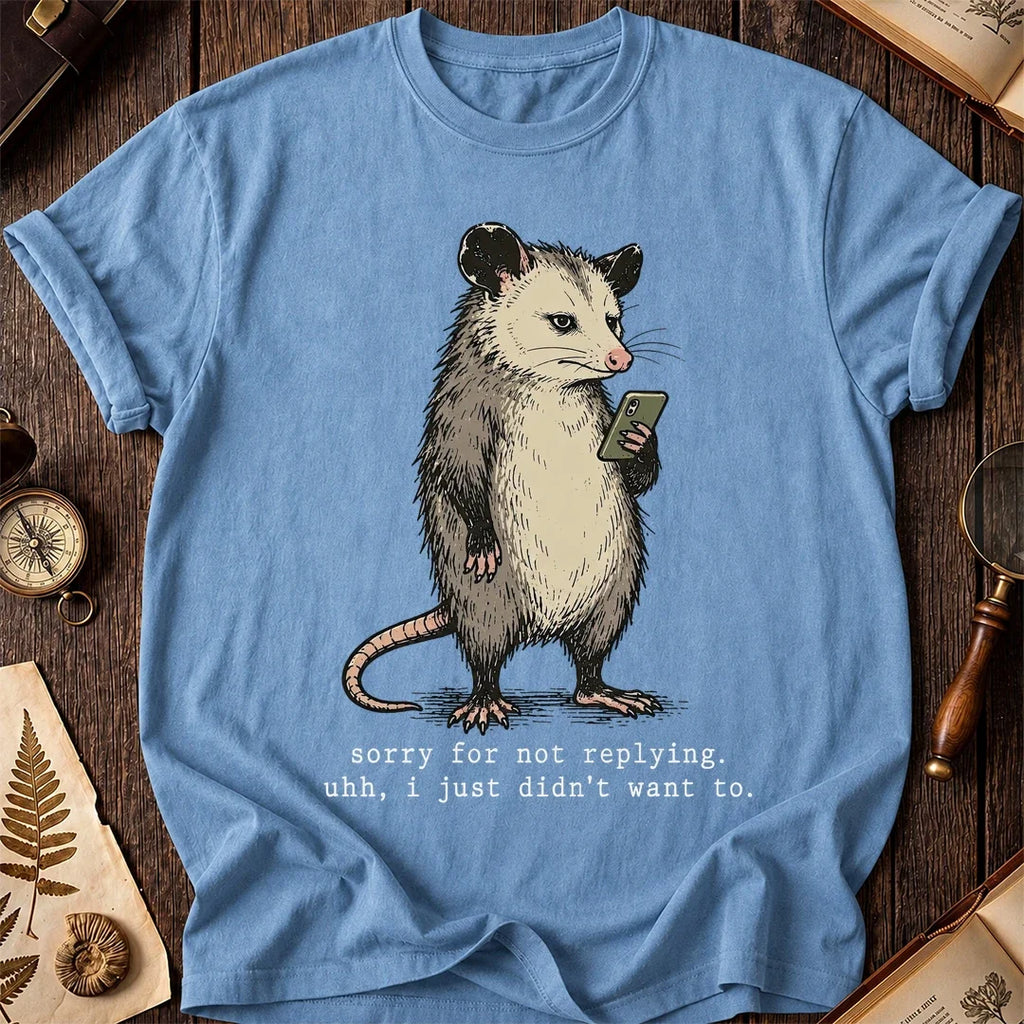 No Reply Possum T-Shirt product image 4