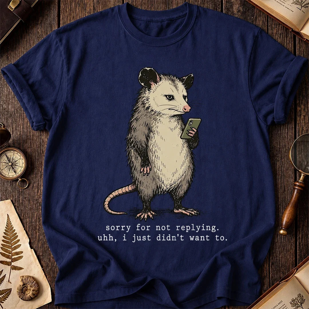 No Reply Possum T-Shirt product image 7
