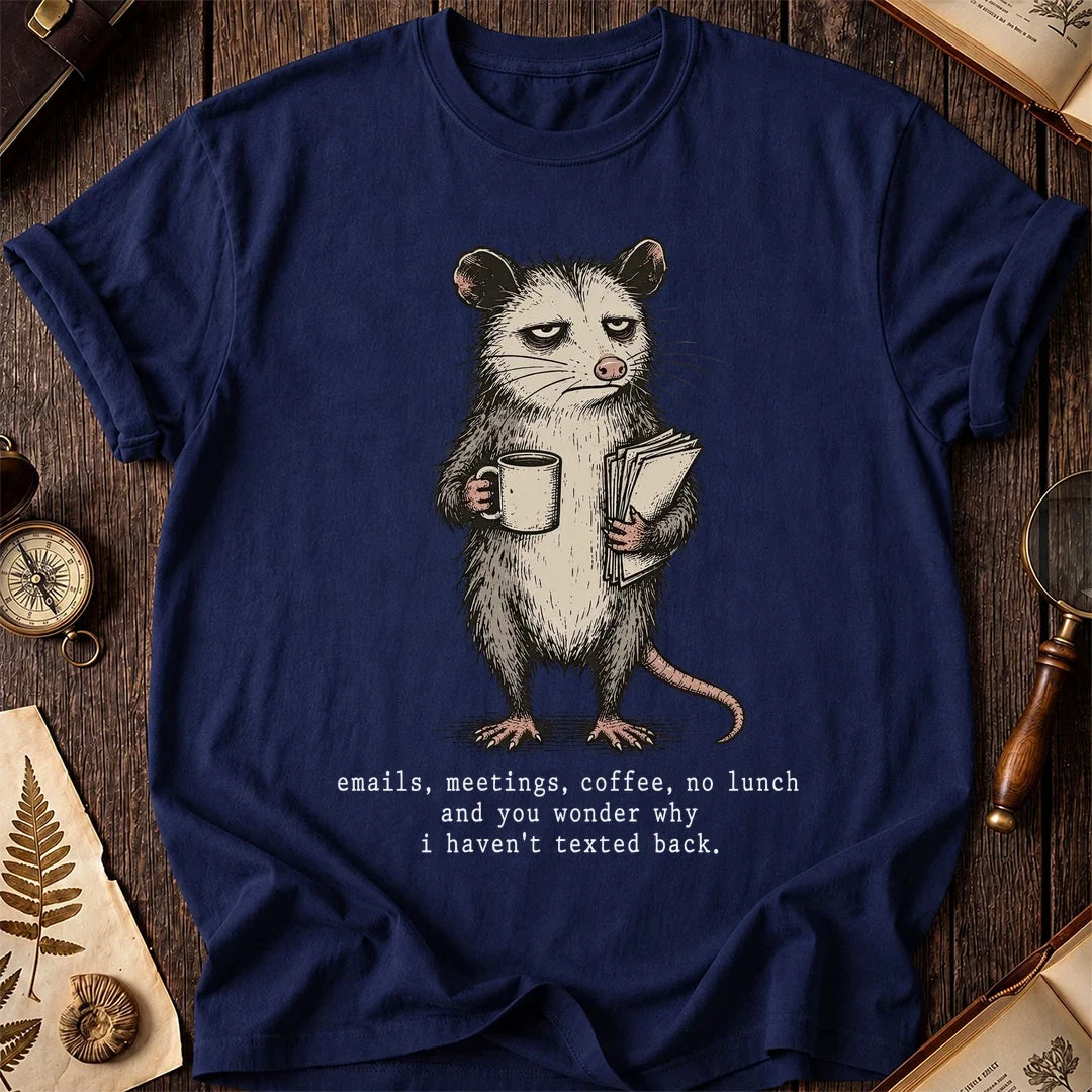 No Reply Possum T-Shirt product image 7
