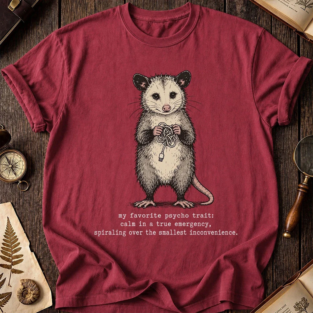 Psycho Trait Possum T-Shirt product image 5