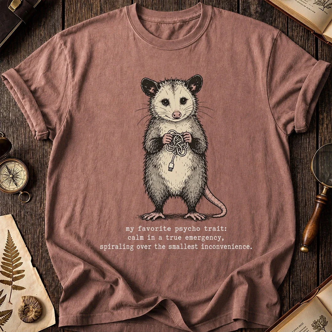 Psycho Trait Possum T-Shirt product image 8