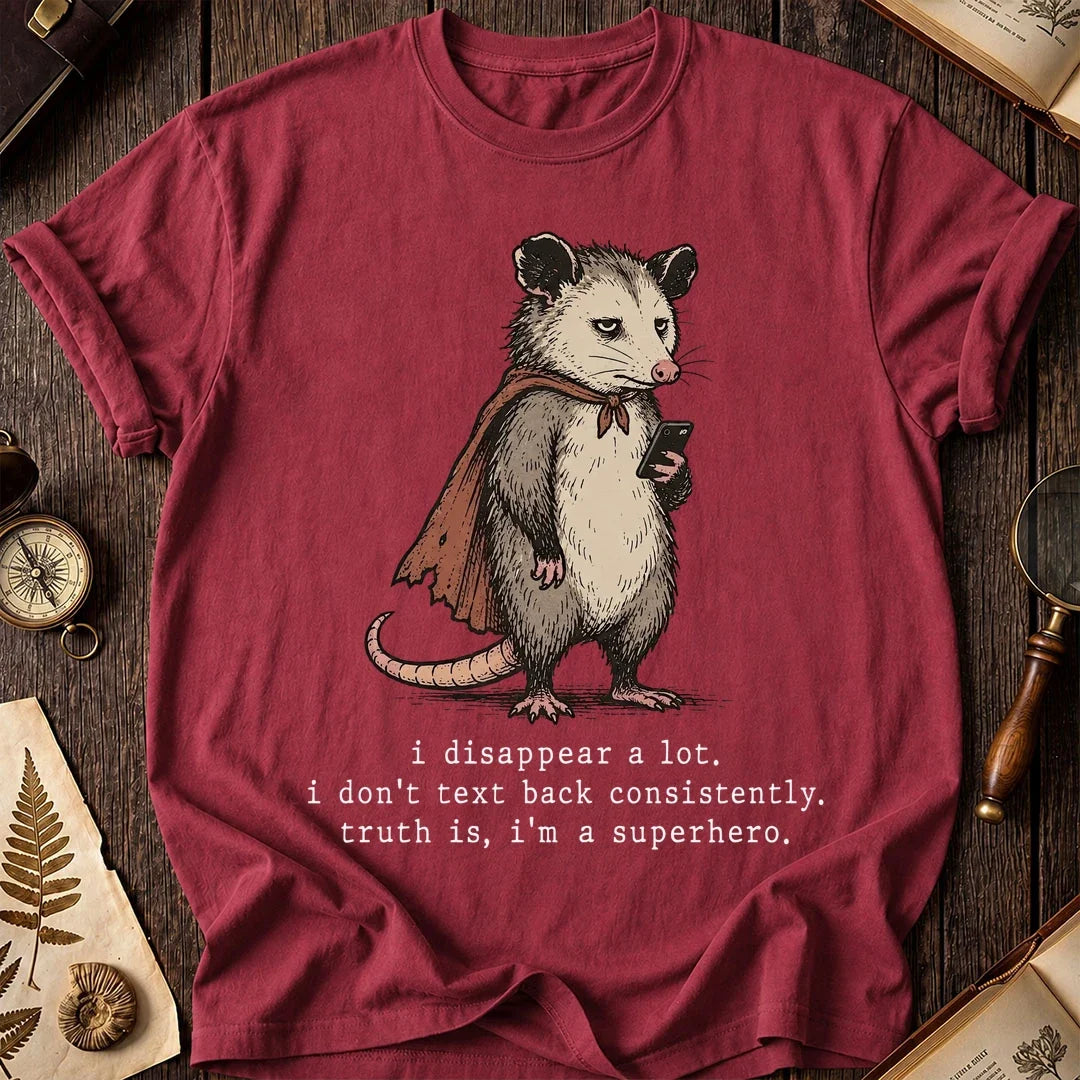 Secret Hero Possum T-Shirt product image 5