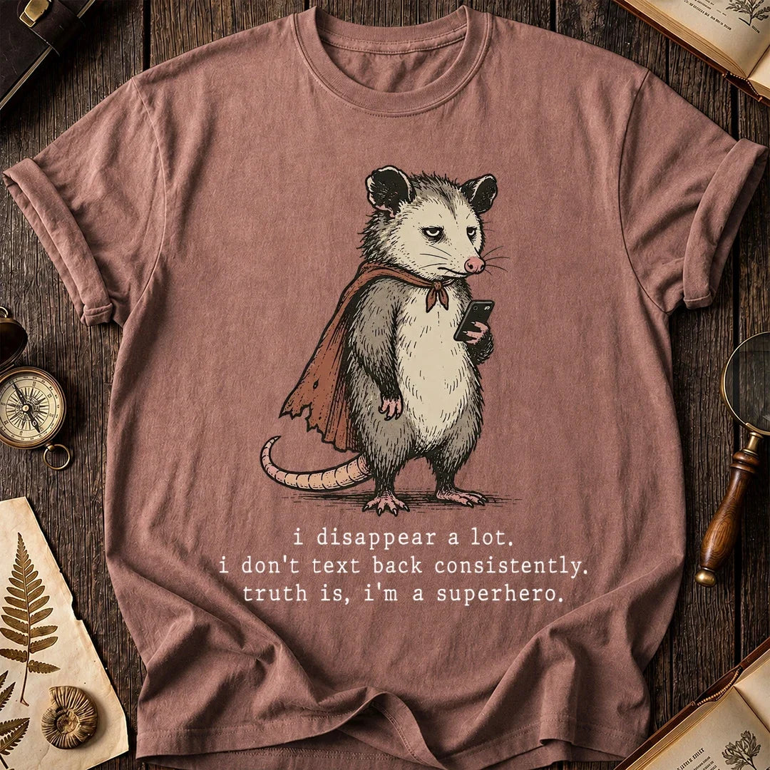 Secret Hero Possum T-Shirt product image 8