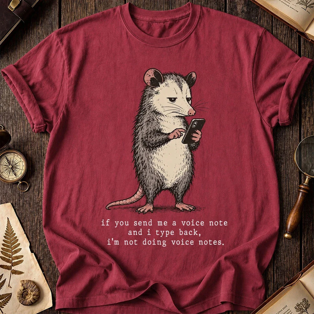 Text Only Possum T-Shirt product image 5