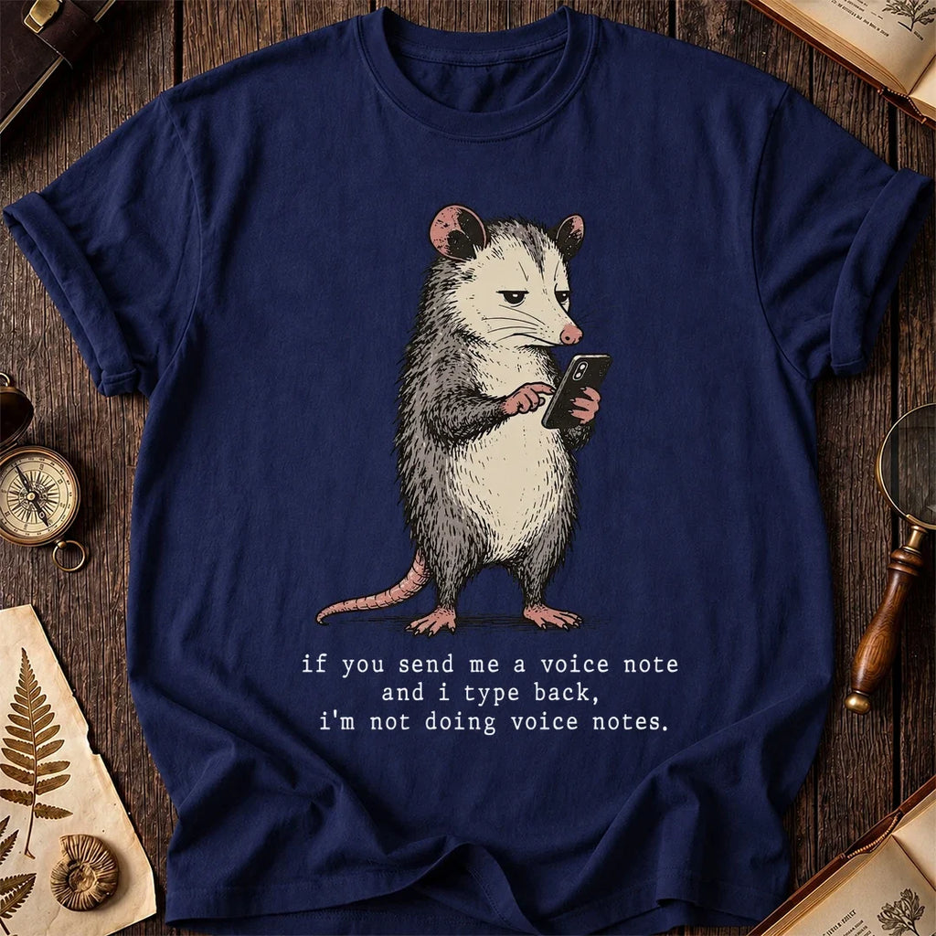 Text Only Possum T-Shirt product image 7
