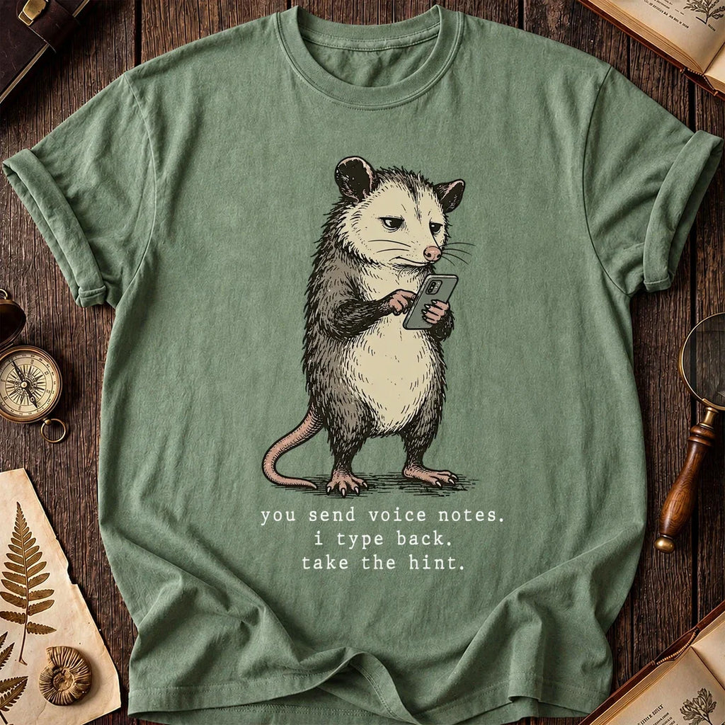 Type Back Possum T-Shirt product image 1