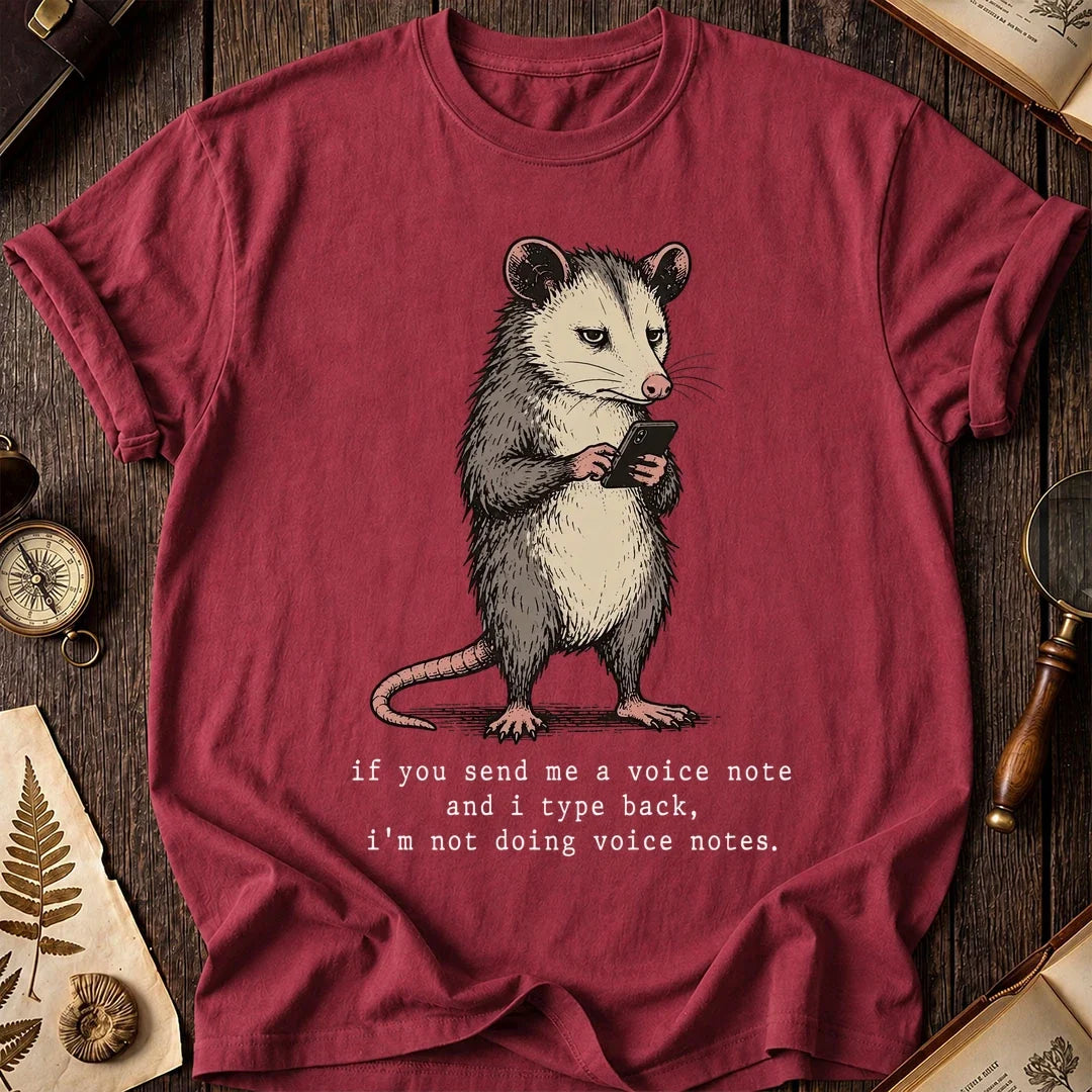 Typing Only Possum T-Shirt product image 5