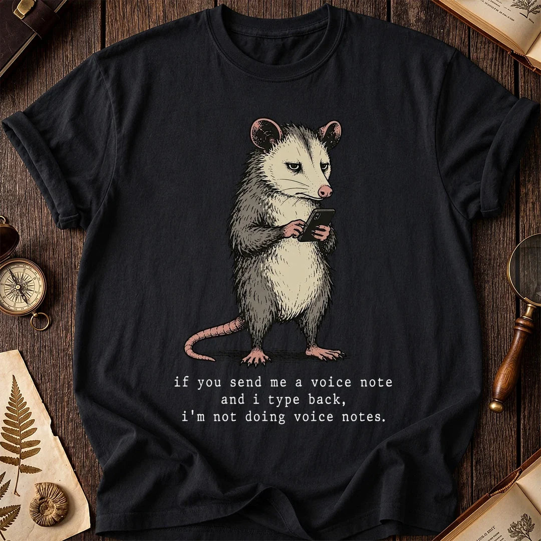 Typing Only Possum T-Shirt product image 2