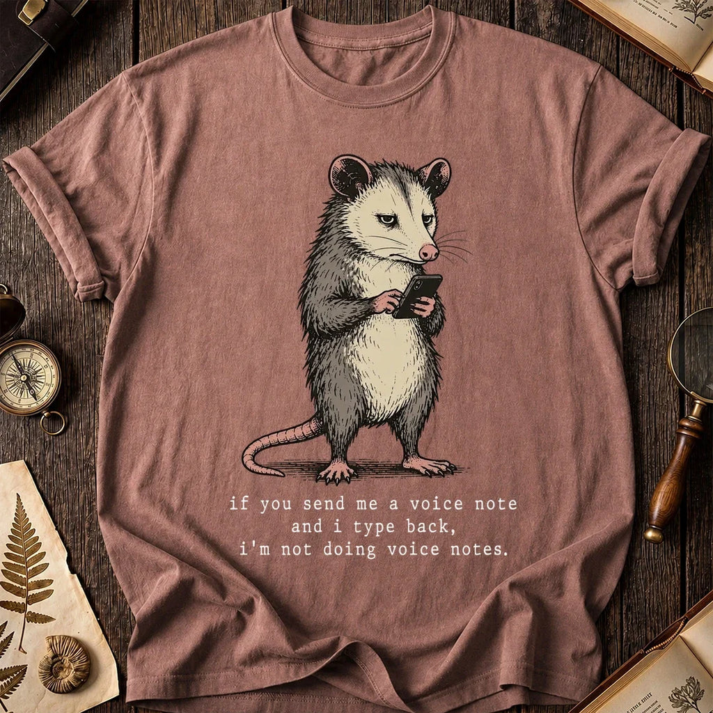 Typing Only Possum T-Shirt product image 8