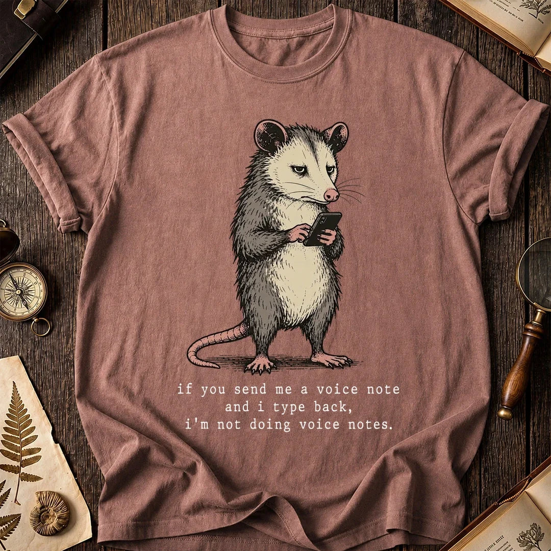 Typing Only Possum T-Shirt product image 8
