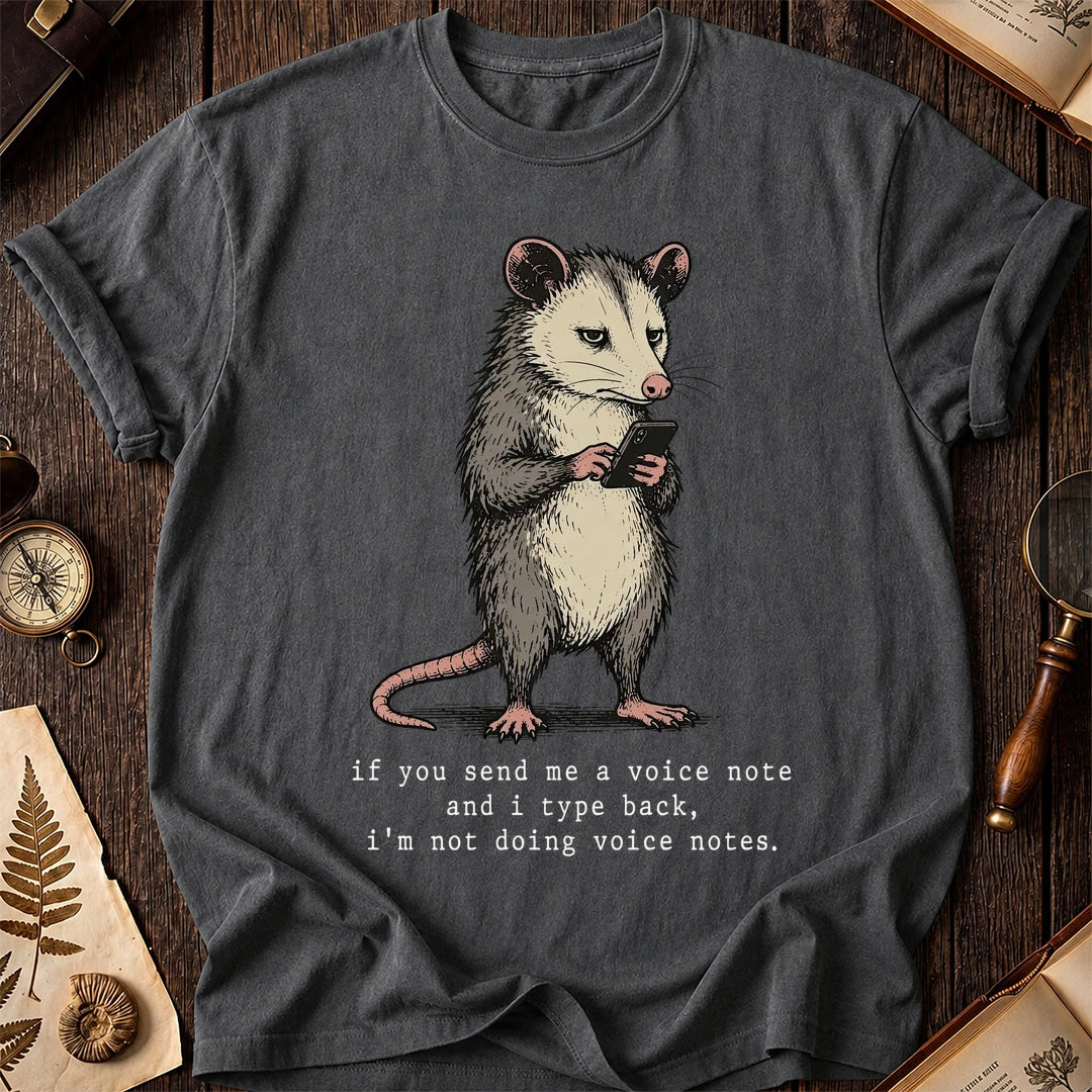Typing Only Possum T-Shirt product image 6