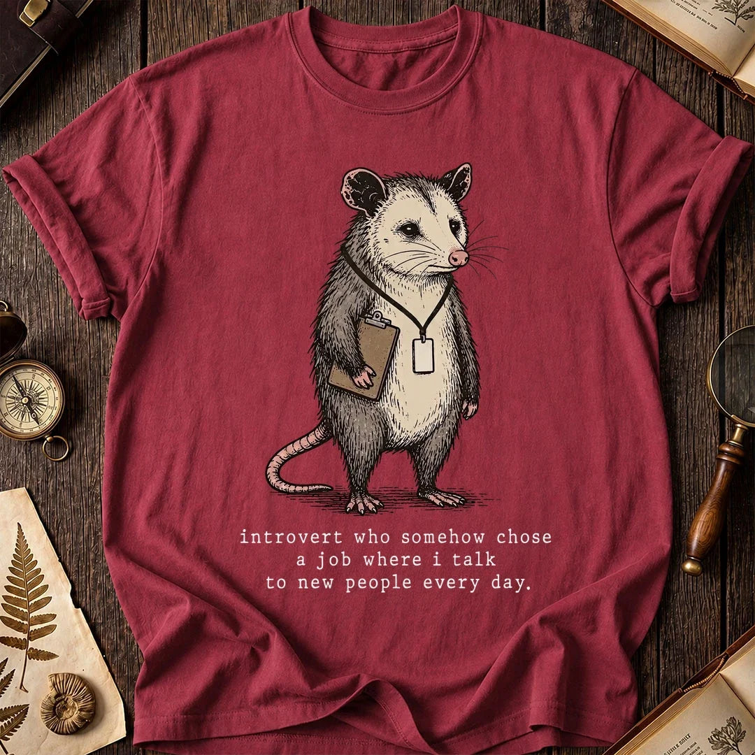 Why This Job Possum T-Shirt product image 5